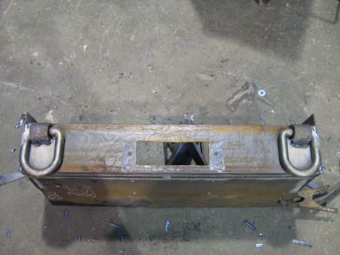 1978 Ford Bronco - Custom metal part with D-rings, likely for recovery or tie-down purposes.