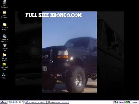 1989 Ford Bronco - My desktop. 7/18/03.