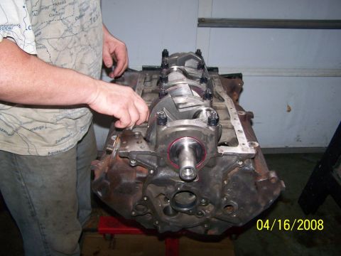 1982 Ford Bronco - clearence notch for rods.