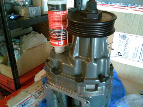 1996 BMW Z3 - back together and filling with synthetic supercharger oil, i used about 6oz