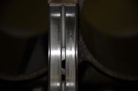 1996 Ford Bronco - Engine bearing shown in detail, likely from a rebuild project.