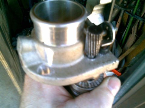 1996 BMW Z3 - on cue, i stripped a bypass mount screw, so i had to drill / tap the holes oversize. the holes in the bypass had to also be drilled oversiz…