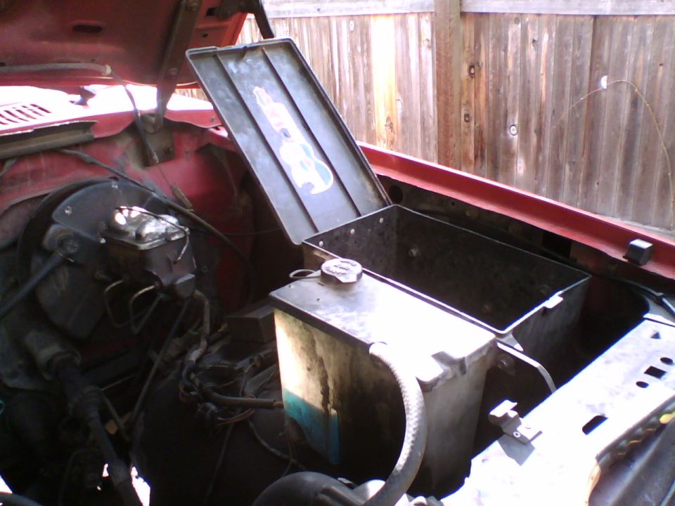 My brother found me a stock underhood toolbox.  Score!!