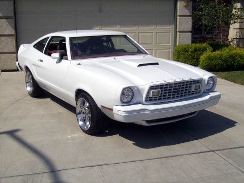 1978 Ford Mustang II - Front view, still waiting on new seats and 4-point harness'.