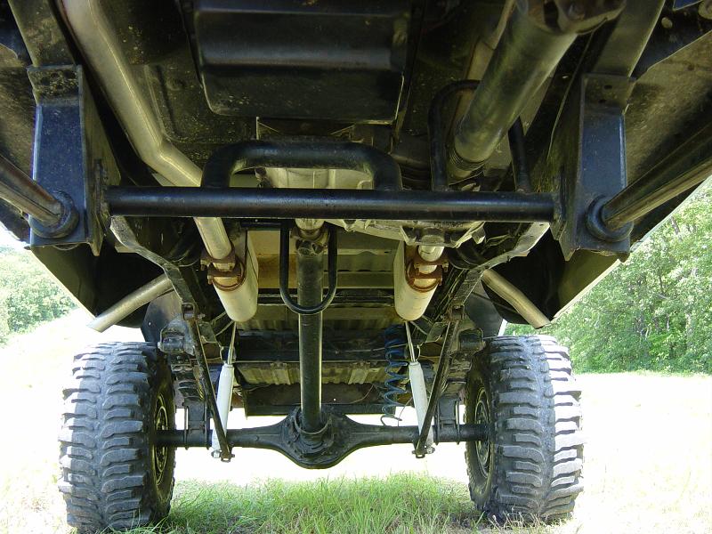 Underside View, Lot's of custom parts.