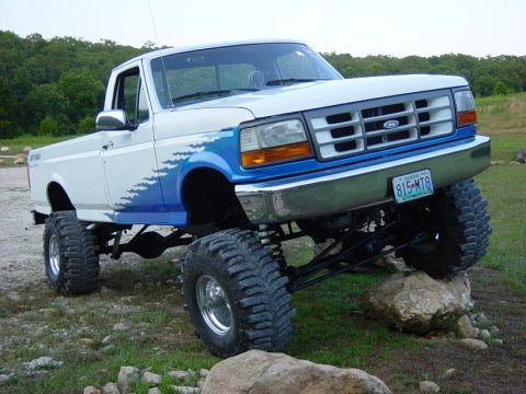 1983 Ford Bronco - Playing on some rocks