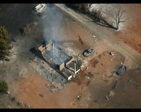 1978 Ford Bronco - An aerial perspective captures a 1978 Ford Bronco, highlighting its distinctive body style and off-road capabilities.