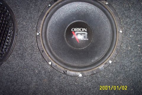 1992 Mercury Grand Marquis - One of the two subwoofers.