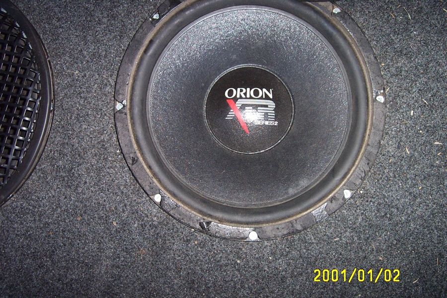 One of the two subwoofers.