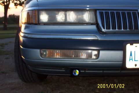 1992 Mercury Grand Marquis - Installation location of my foglight. They're made by "optronics" www.optronicsinc.com Model QH-41IK Black Eliptical housing 55W H3 Halogen…