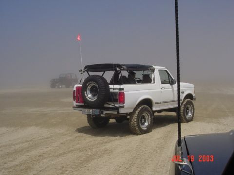 1989 Ford Bronco - Mark after spinning some cookies