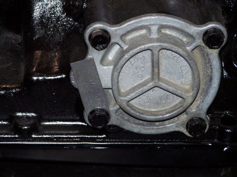 1973 Ford Ranchero - I'm using a Ford "S" servo, the original servo apply lever, and a 2 inch wide TCS Kevlar intermediate band. The "R" servo is slightly large…