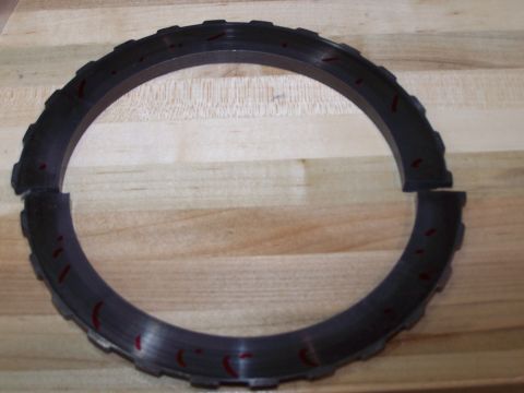 1973 Ford Ranchero - this was the aft pressure plate out of the forward clutch; the plate is broken in half and cracked in about 20 other places! Lucky I decide…