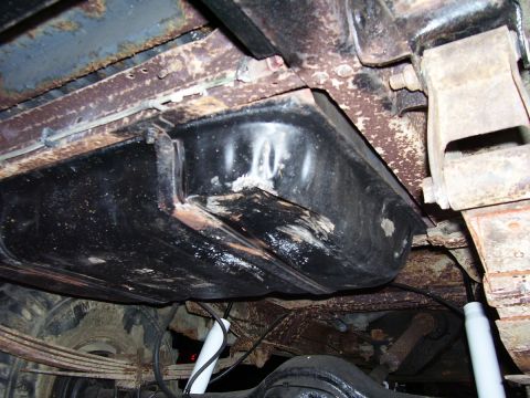 1978 Ford Bronco - should have built a skid plate before playing on the rocks