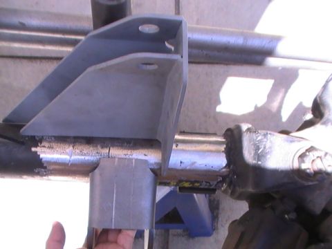 1997 Ford Ranger - Custom suspension fabrication in progress, showing welding on a vehicle part.