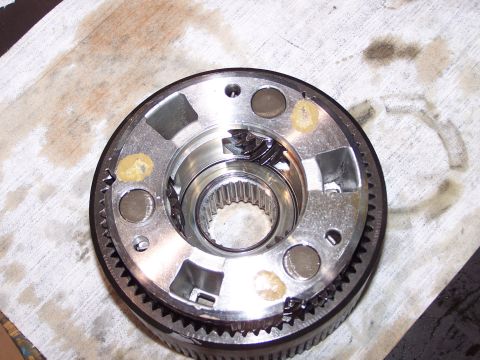 1973 Ford Ranchero - this is the original 3-pinion forward planetary; its still in good condition. I'm going to replace it with a wide-ratio 6-pinion planetary…