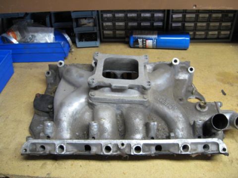 1963 Ford Galaxie - This aluminum intake manifold is a part for a vehicle, not a complete car.