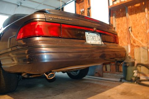 1985 Mercury Grand Marquis - The rear of a Mercury Grand Marquis shows a different model year than claimed.