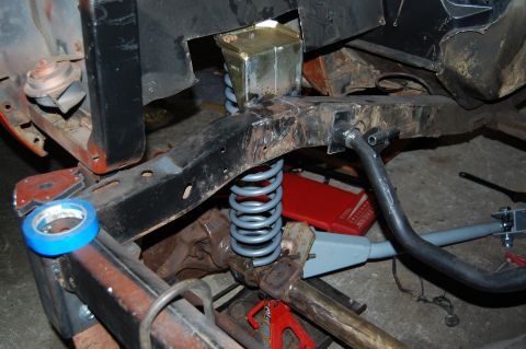 1994 Ford Bronco - Vehicle frame and suspension components are visible in this close-up shot.
