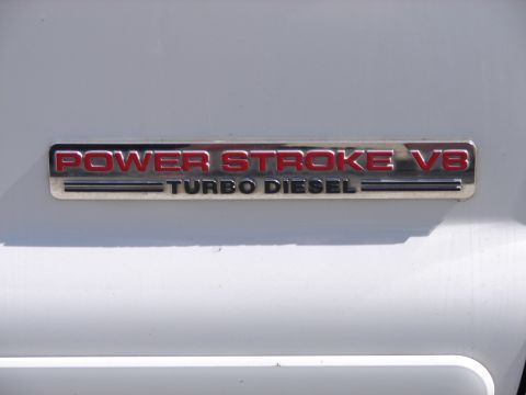 1973 Ford Ranchero - This badge indicates a V8 turbo diesel engine, not a 1973 Ford Ranchero.