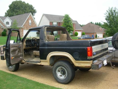 1983 Ford Bronco - My method to remove the shell is to stand (knees bent) in the bed facing the t/g bent at the waist with my shoulders a few inches from the…