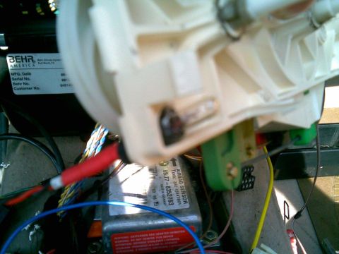 1996 BMW Z3 - i added an extra bulb to the climate control housing, the left side is dark with no bulb