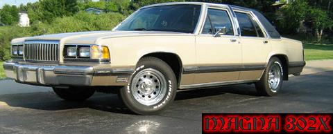 1988 Mercury Grand Marquis - This 1988 Mercury Grand Marquis sedan is parked outdoors on a paved surface.