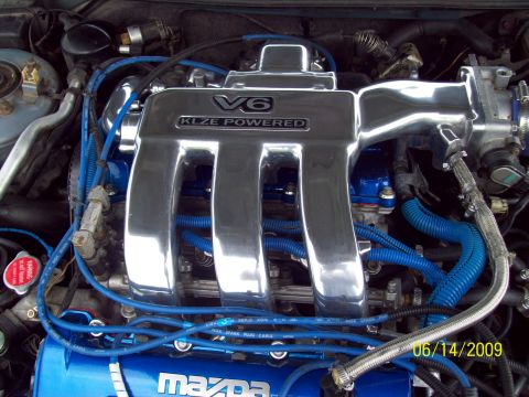 1995 Ford Probe - ported and polished and show polished klze intake manifold