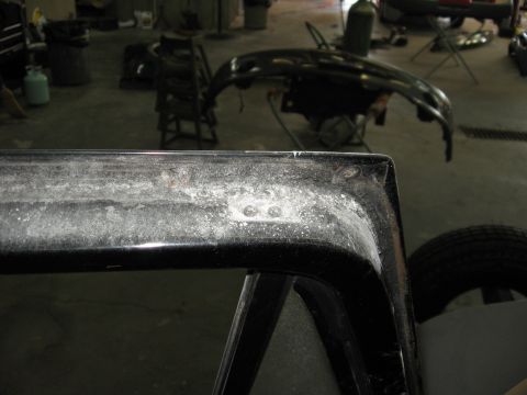 1966 Ford F-100 - Two screws at the top for the division bar.