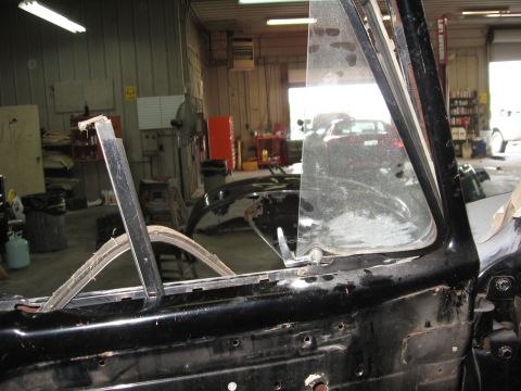 1966 Ford F-100 - At this point you can remove the vent window and lower the division bar.