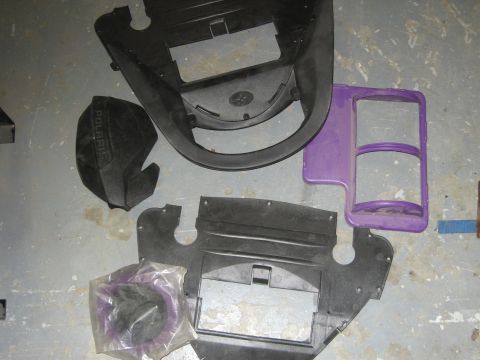 2003 Yamaha GRIZZLY 660 - 1 bunch of Polaris parts, 1 bumper, 2 covers to fit bumper, and misc - $50
