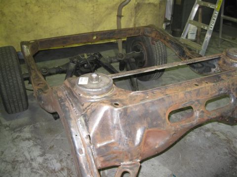 1984 Ford LTD Crown Victoria - Hours and hours with a grinder and a big wire brush later.