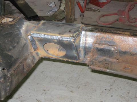 1984 Ford LTD Crown Victoria - Right front "A" pillar mount complete with speed hole. That 3" hole saves about 1/2 a pound.