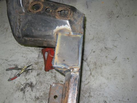 1984 Ford LTD Crown Victoria - Same mount from the top, all 4"x6" of it.