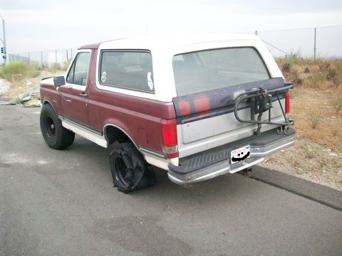 1989 Ford Bronco - Blow Out on 210 freeway, going to CSUSB... 6/15/09