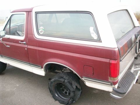 1989 Ford Bronco - blow outs can run a persons day