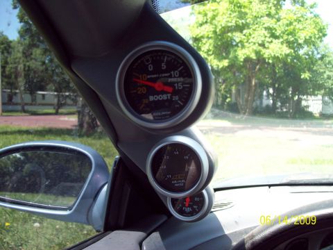 1995 Ford Probe - left drivers side pillar with gauges