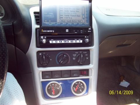 1995 Ford Probe - cd player with fold out screen and temp and oil pressure gauges