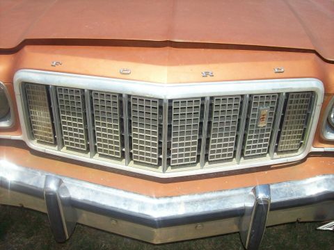 1976 Ford Torino - This grille is DEFINITELY going on my sedan! Rub strips from the bumper guards are going on my sedan's back bumper guards.