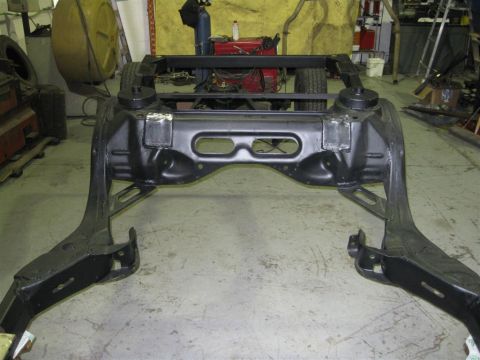 1984 Ford LTD Crown Victoria - 6-1/2 cans of spray paint to cover the frame from the firewall back.