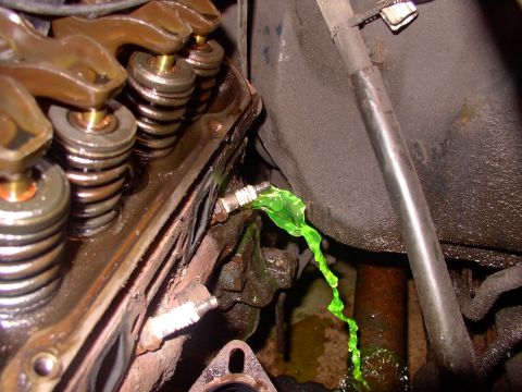 1986 Ford Bronco - It's possible, just a possibility mind you, that the cylinder head bolts pass into water jackets.