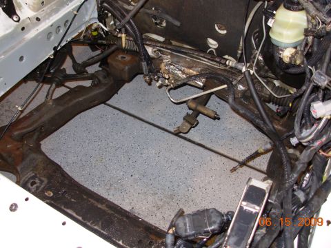 1995 Ford Taurus - The engine bay frame and associated components are visible in this image.