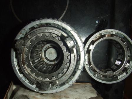 1996 Ford Bronco - Two transmission components, likely from a vehicle, are shown in detail.