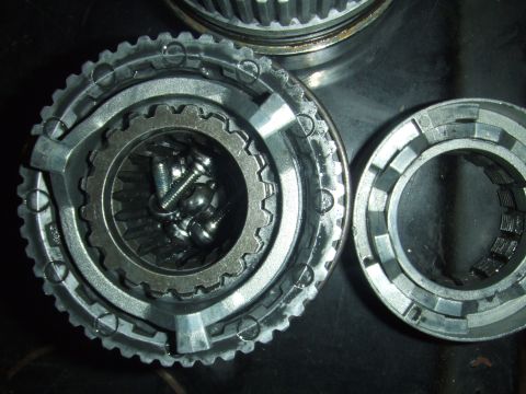 1996 Ford Bronco - Transmission components, likely from a vehicle's drivetrain, are shown in detail.