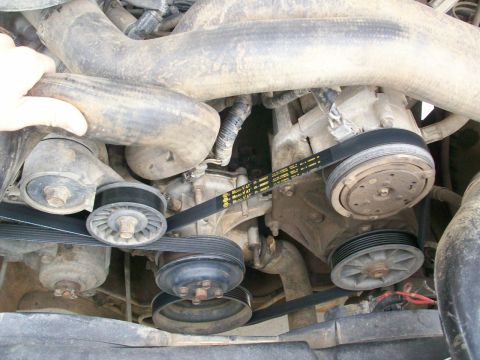 1989 Ford Bronco - Front view of running belt a different way