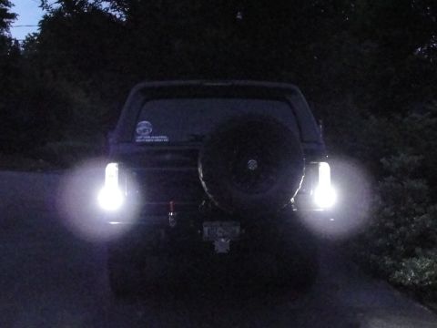 1995 Ford Bronco - LED reverse lights on