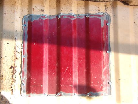 1983 Ford Bronco - Along the front edge, the screw tips MAY contact the beam under the floor. To avoid this, position the plate slightly rearward when marking…