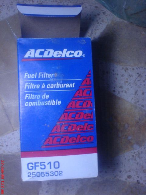 1992 Ford Crown Victoria - This is a box for an ACDelco fuel filter, not a disassembled window motor.