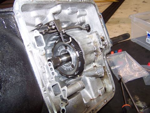 1973 Ford Ranchero - the pump and the reverse-high clutch have been removed.