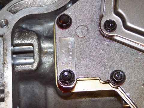 1973 Ford Ranchero - I made a tag to remind myself of the new planetary gears I installed.